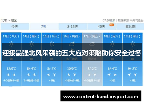 迎接最强北风来袭的五大应对策略助你安全过冬