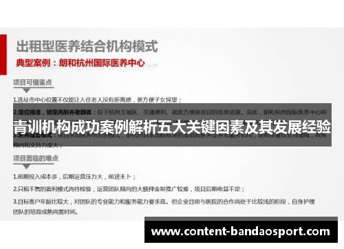 青训机构成功案例解析五大关键因素及其发展经验